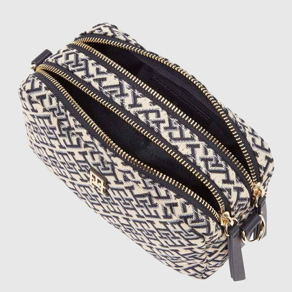 Jacquard Camera Bag - Navy Multi