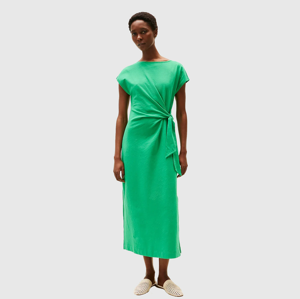 Tommy Hilfiger Knot Midi Dress - Green |ThirdBaseUrban