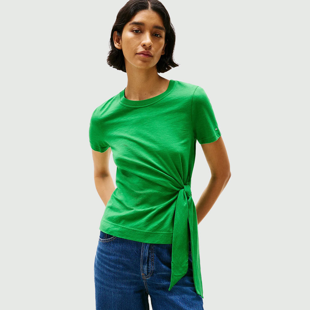 Tommy Hilfiger Knot T-Shirt - Green |ThirdBaseUrban