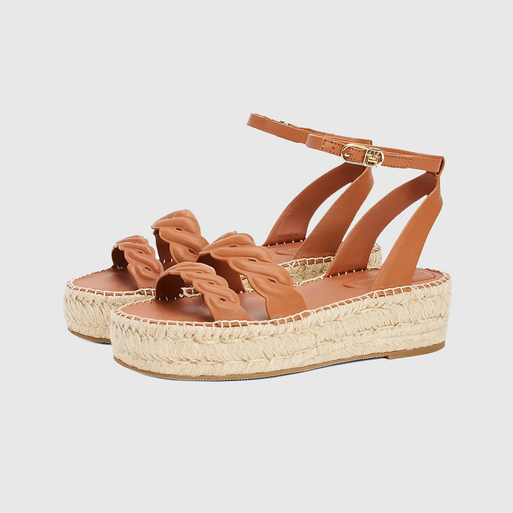 Leather Rope Sandal - Tan