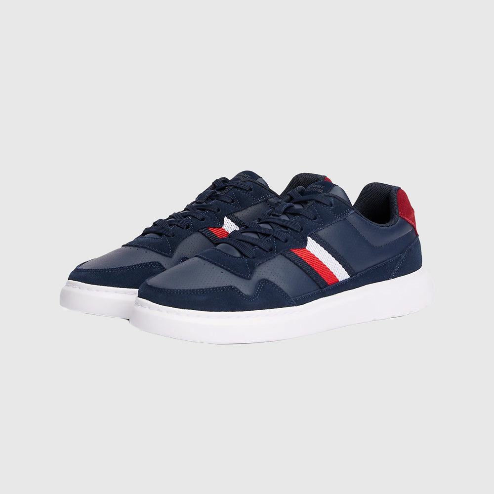 Light Stripes Cupsole Sneaker - Navy