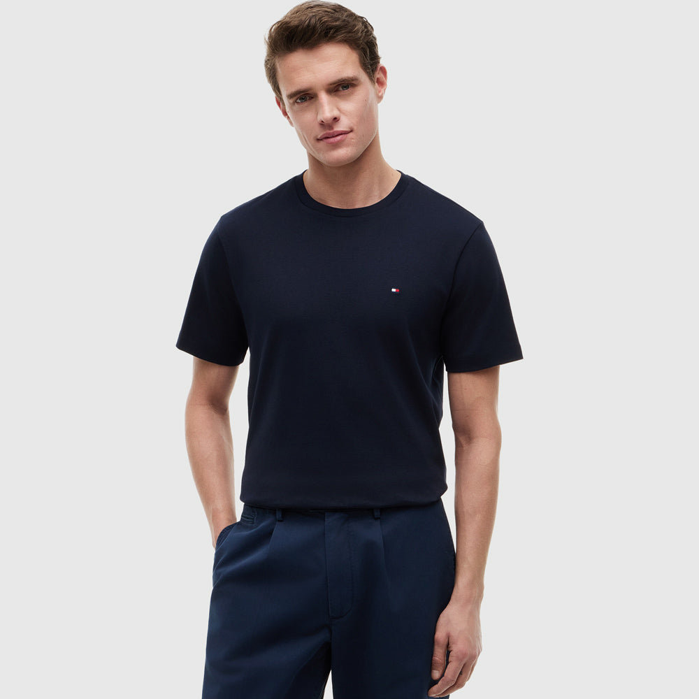 Tommy Hilfiger Light Interlock T-Shirt - Navy |ThirdBaseUrban