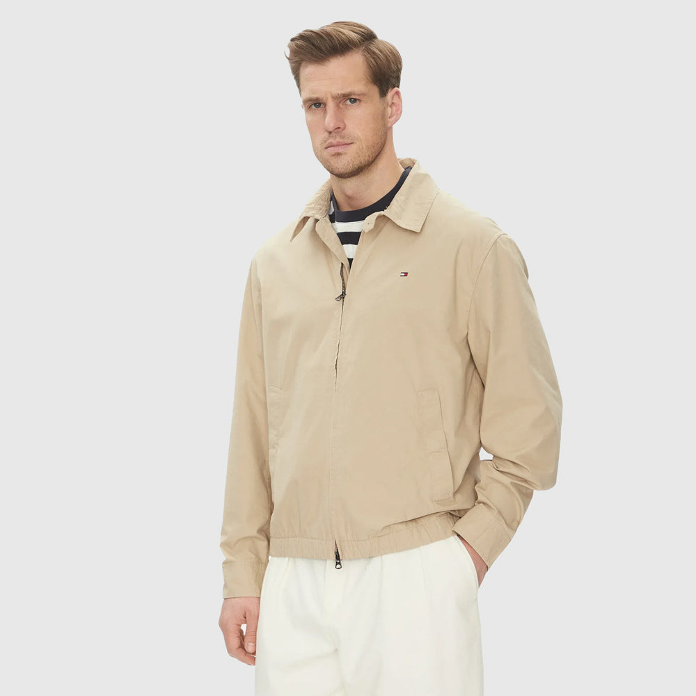 Tommy Hilfiger Lightweight Cotton Ivy Jacket - Sandalwood |ThirdBaseUrban
