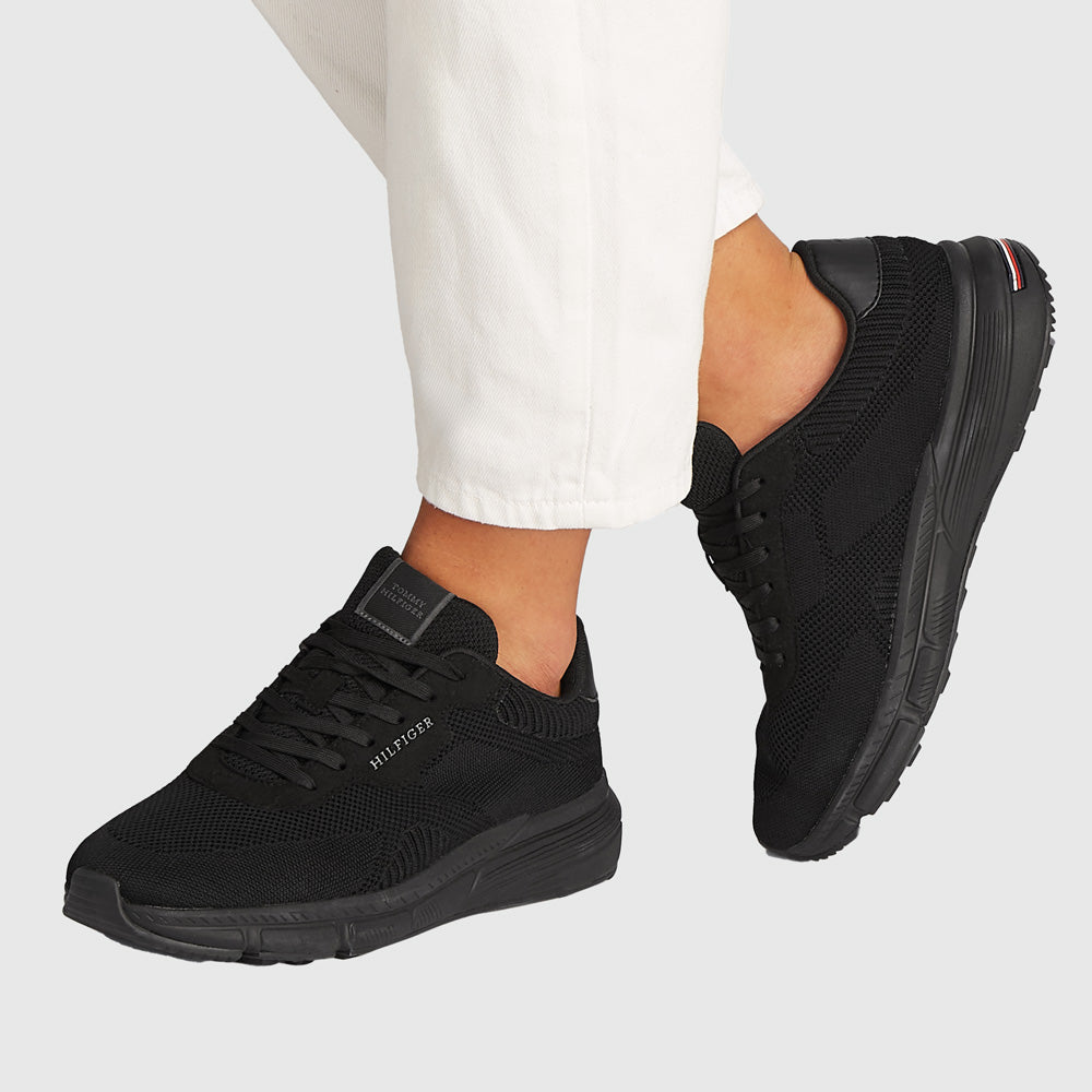 Lightweight Knit Sneaker - Black
