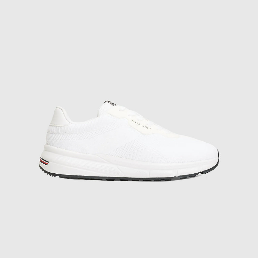 Tommy Hilfiger Lightweight Knit Sneaker - White |ThirdBaseUrban