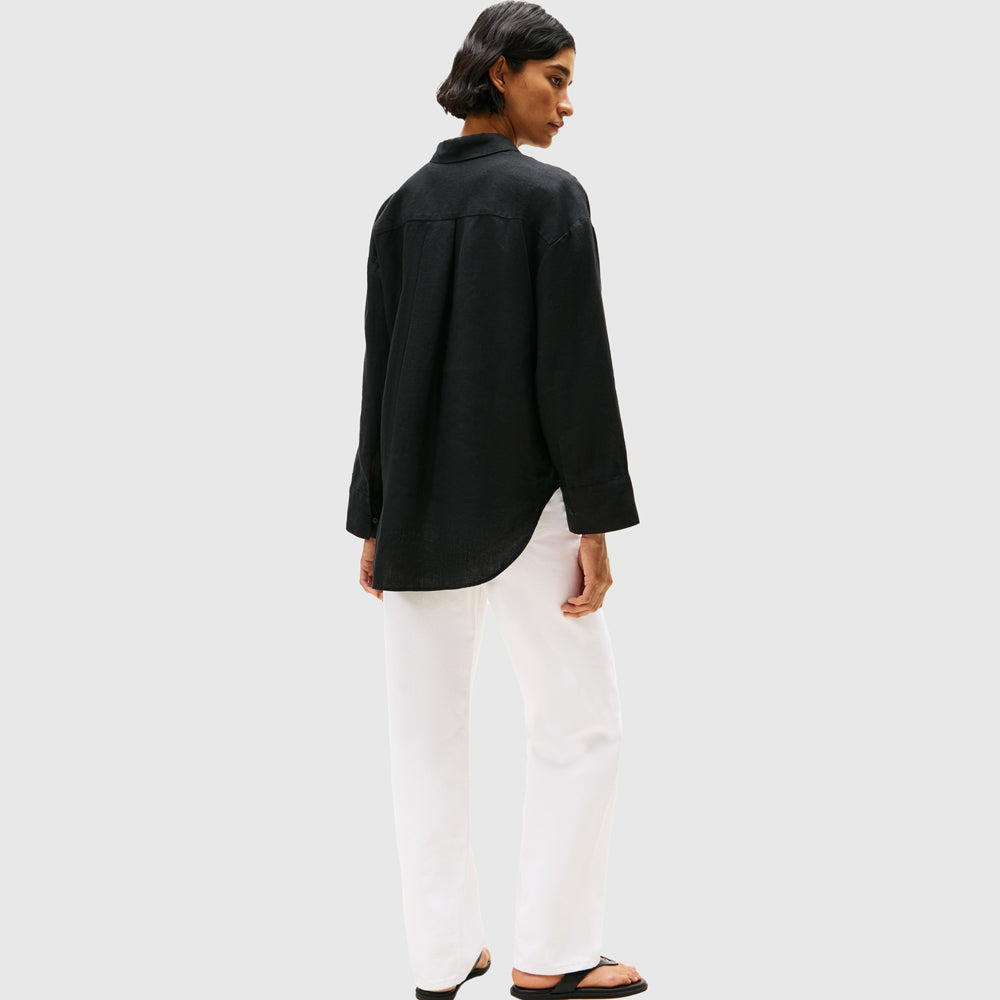 Linen Shirt - Black
