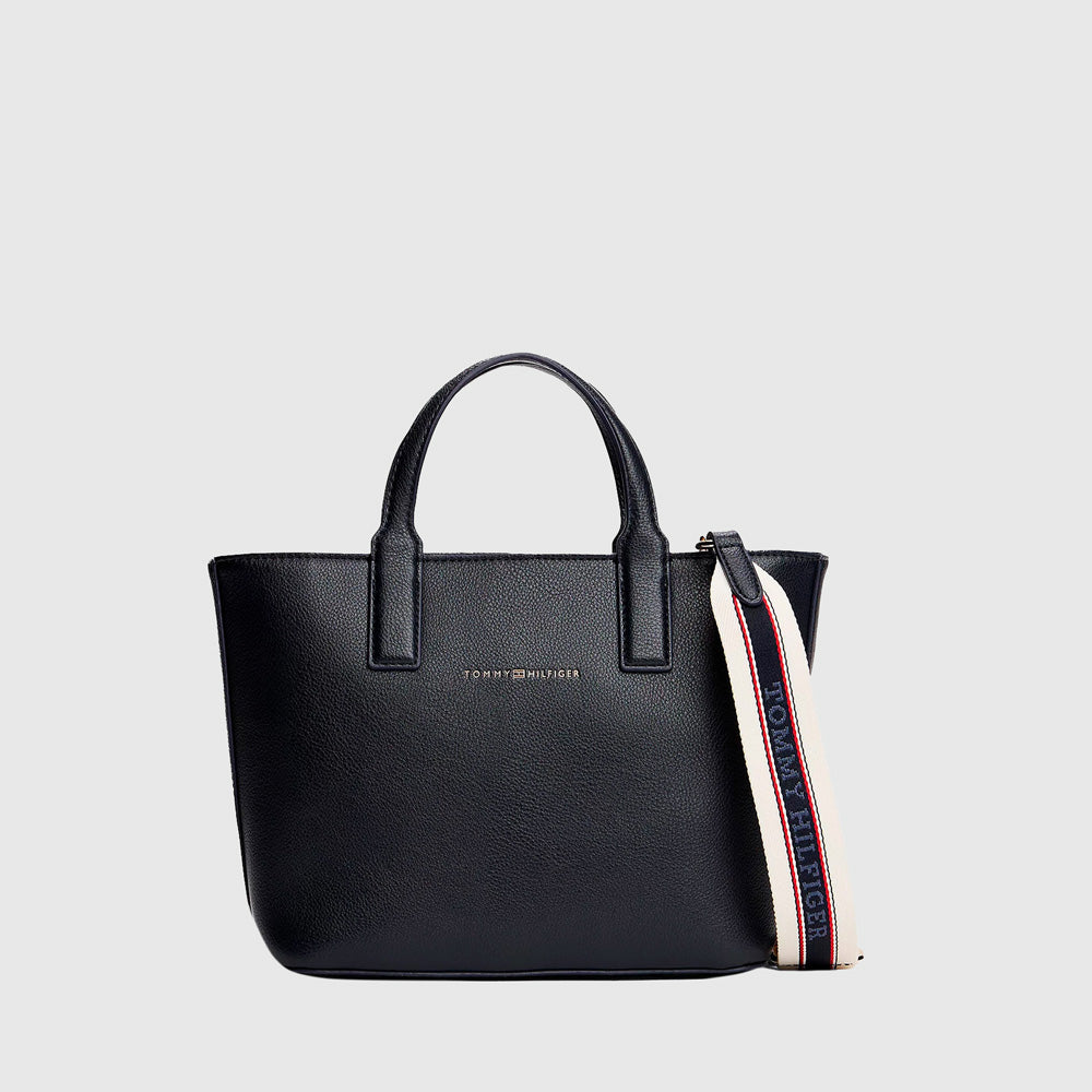 Tommy Hilfiger Logotape Mini Tote - Navy |ThirdBaseUrban
