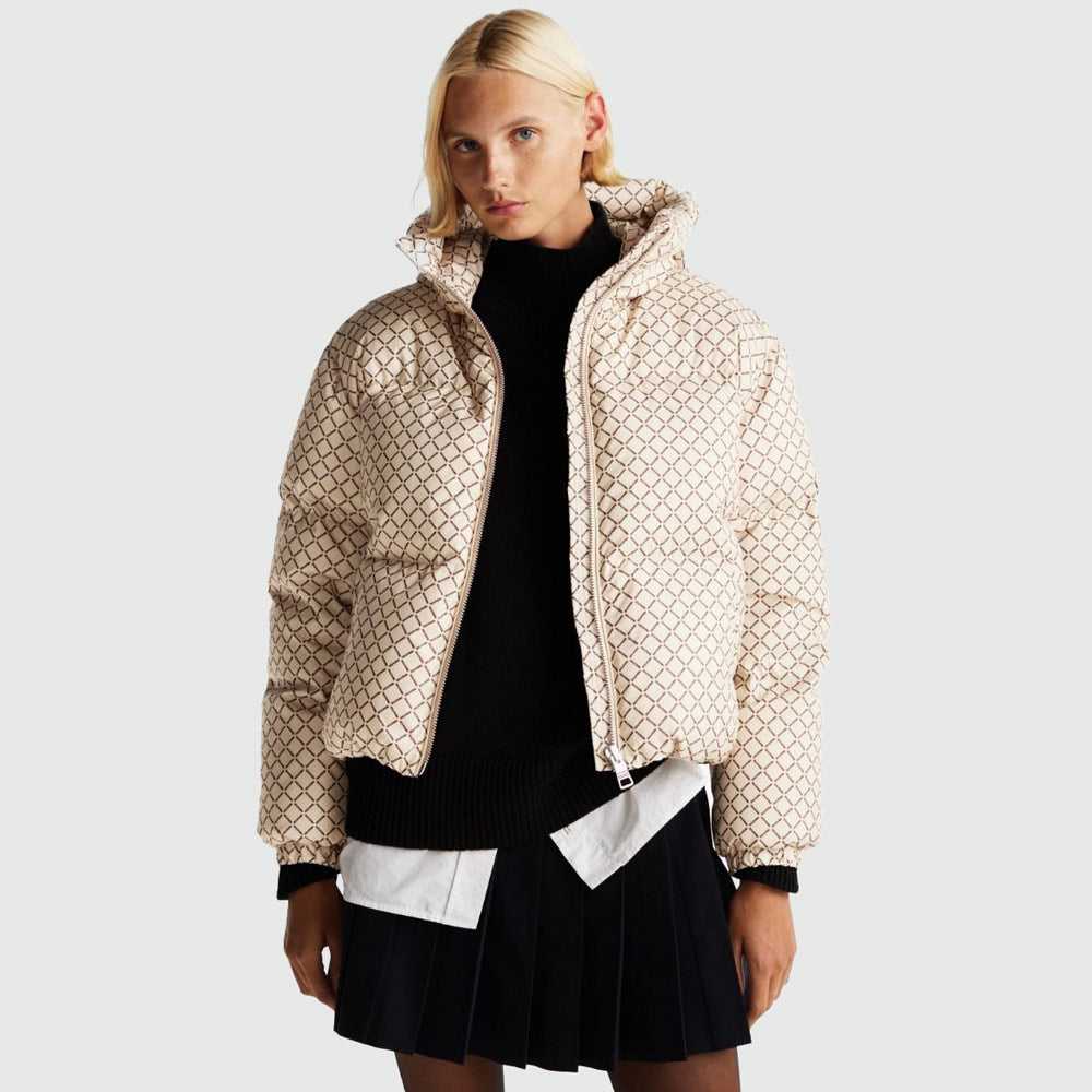 Tommy Hilfiger Casual Puffer Jacket - Ivory |ThirdBaseUrban