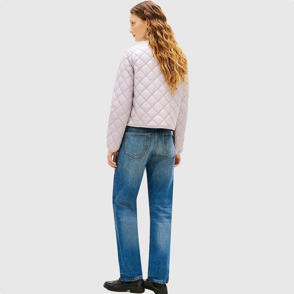 Padded Quilted Jacket - Lilac