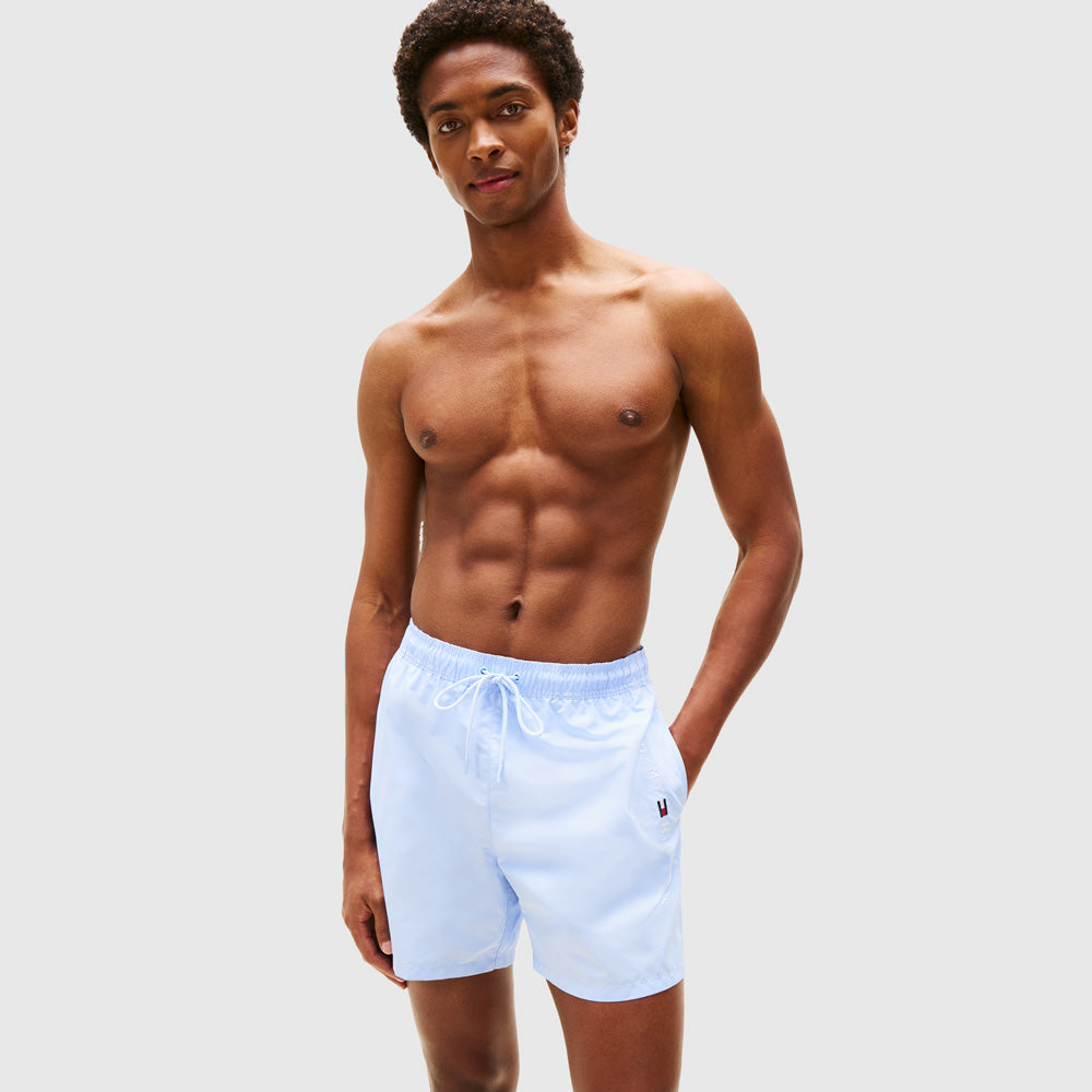 Tommy Hilfiger Swim Drawstring Shorts - Light Blue |ThirdBaseUrban