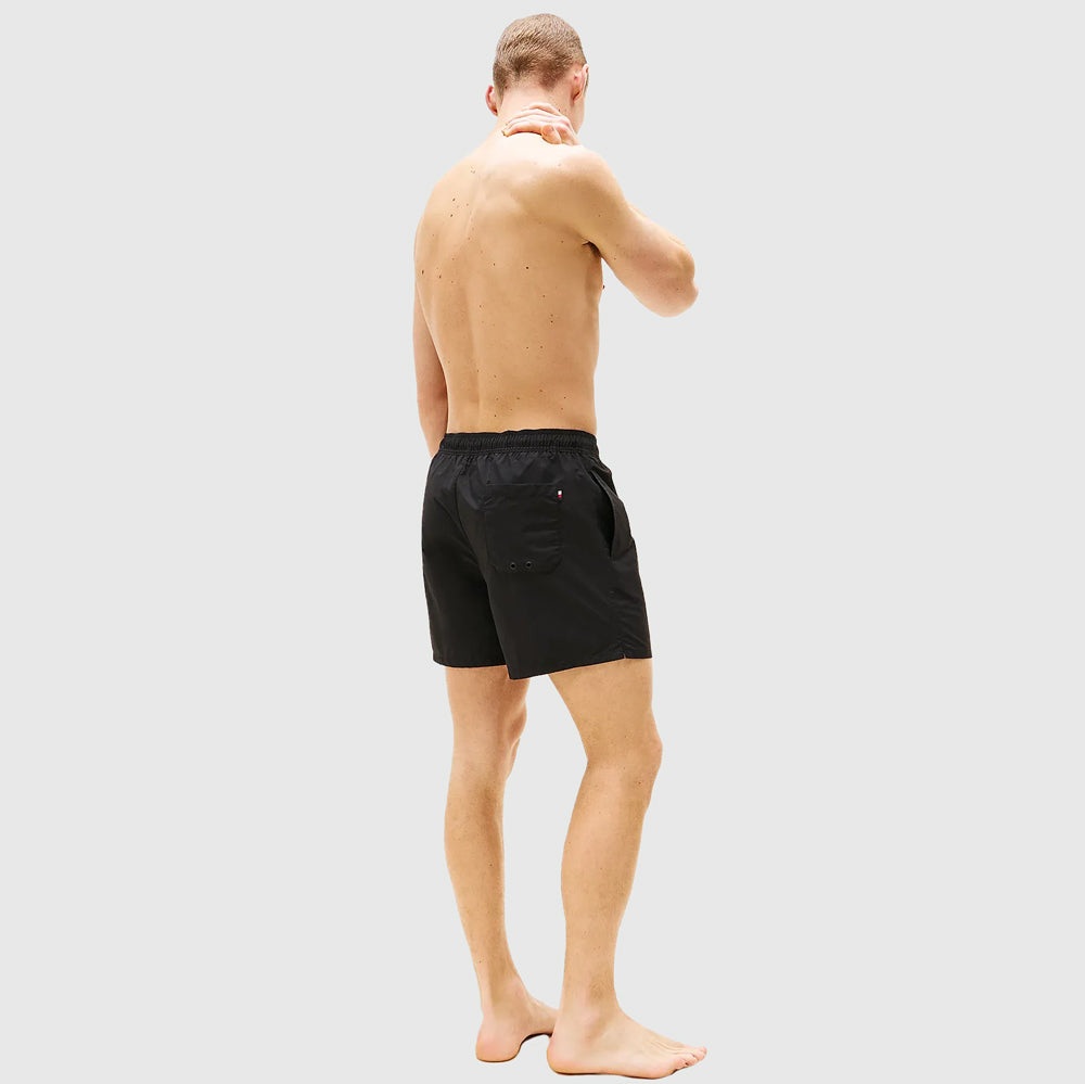 Drawstring Swim Shorts - Black