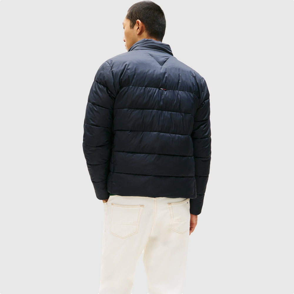 Stand Collar Jacket - Navy