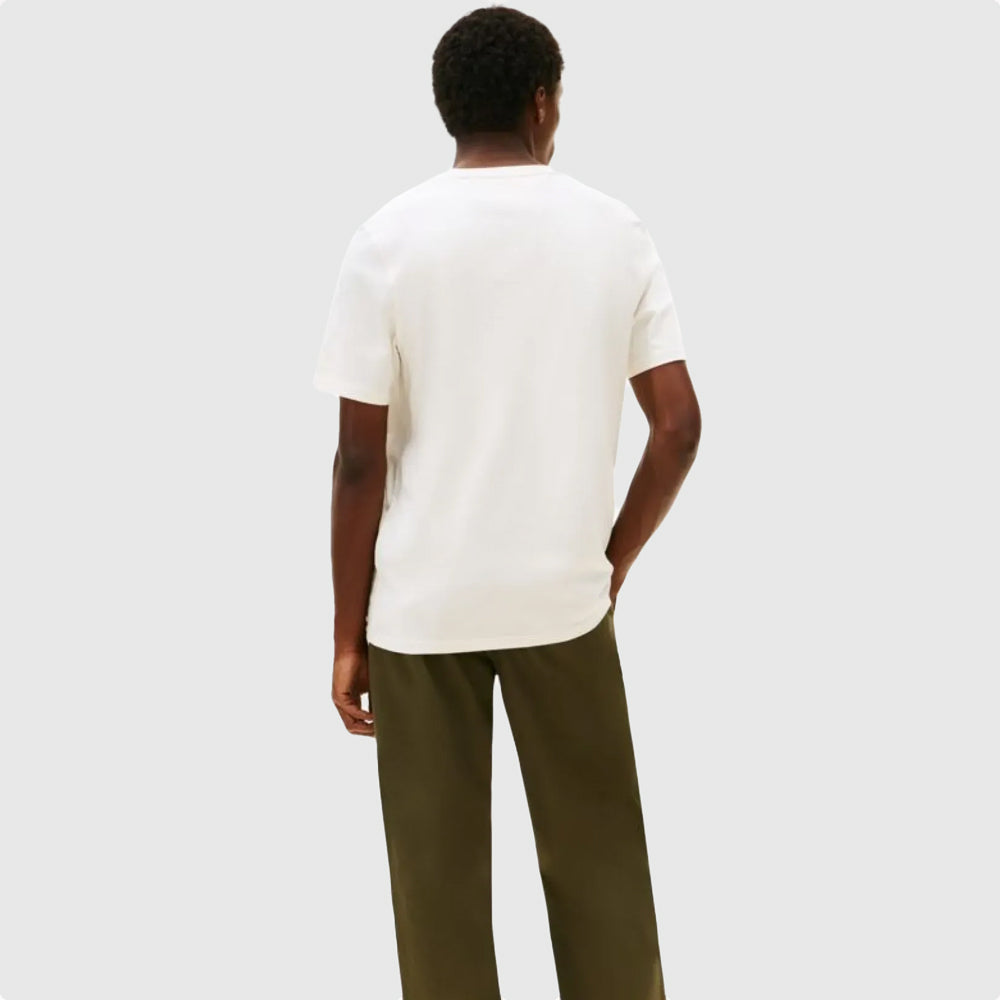Modern Graphic Badge T-Shirt - Ivory