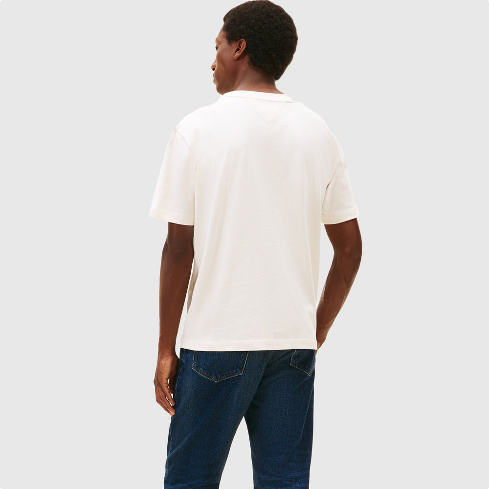 Athleisure Badge T-Shirt - Ivory