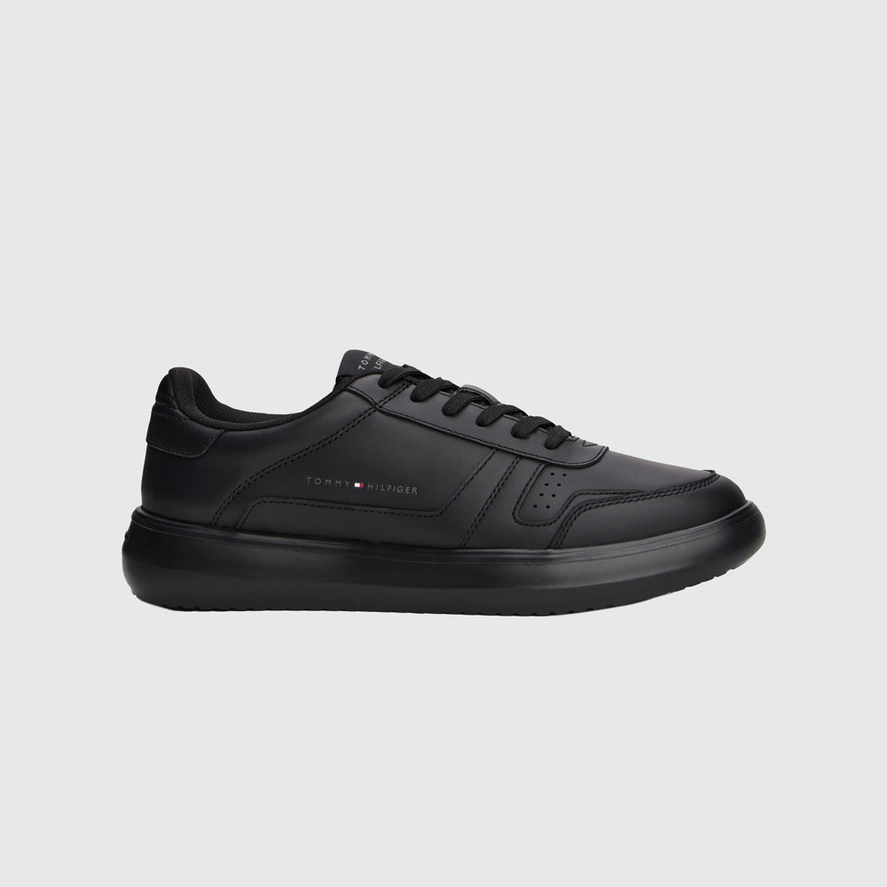 トミー　メンズ　BLK M Tommy Hilfiger Modern Sneaker - Black |ThirdBaseUrban