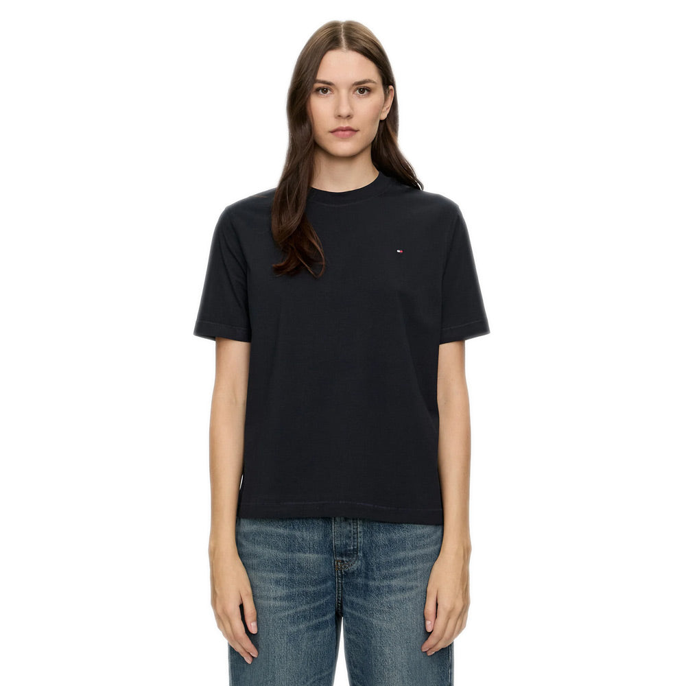 Tommy Hilfiger Modern Relaxed Flag T-Shirt - Navy |ThirdBaseUrban