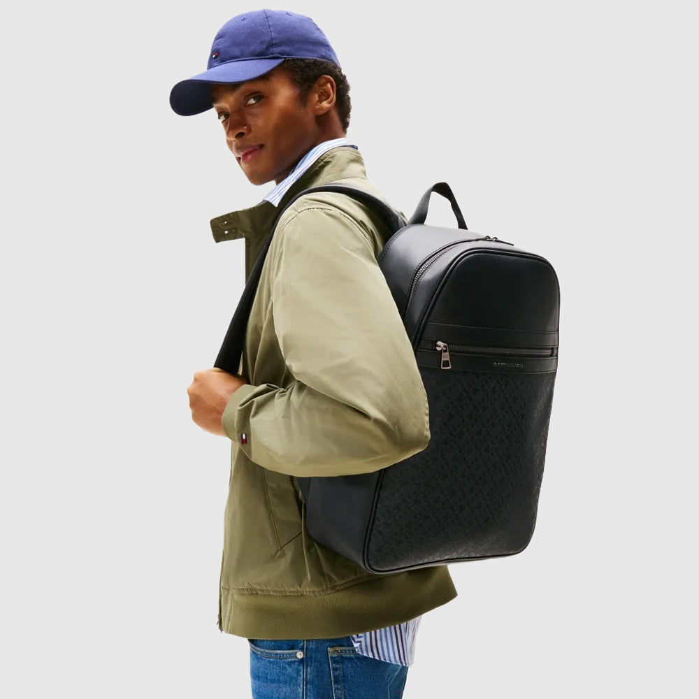 Monogram Backpack - Black