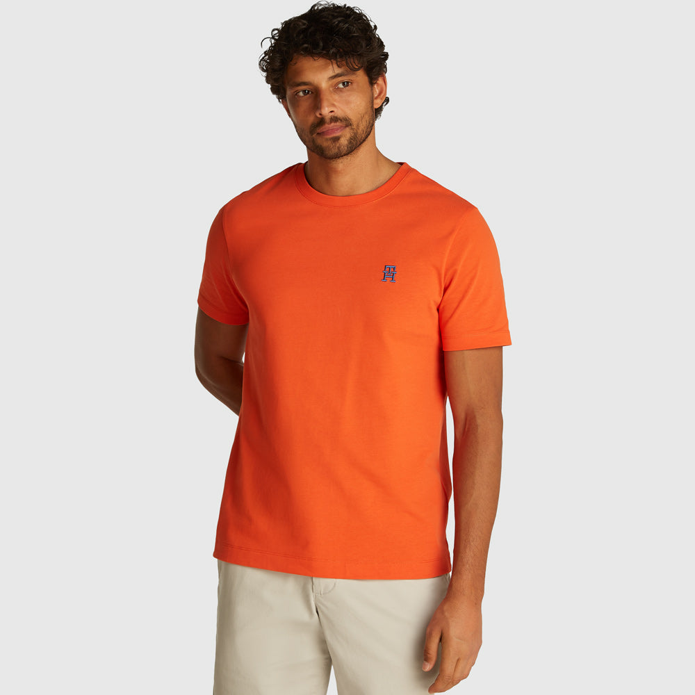 Tommy Hilfiger Monogram  T - Shirt - Orange |ThirdBaseUrban