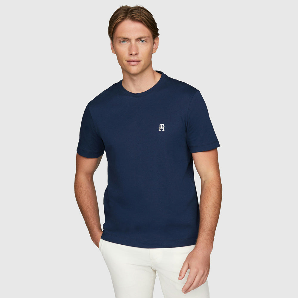 Tommy Hilfiger Monogram T-Shirt Navy |ThirdBaseUrban