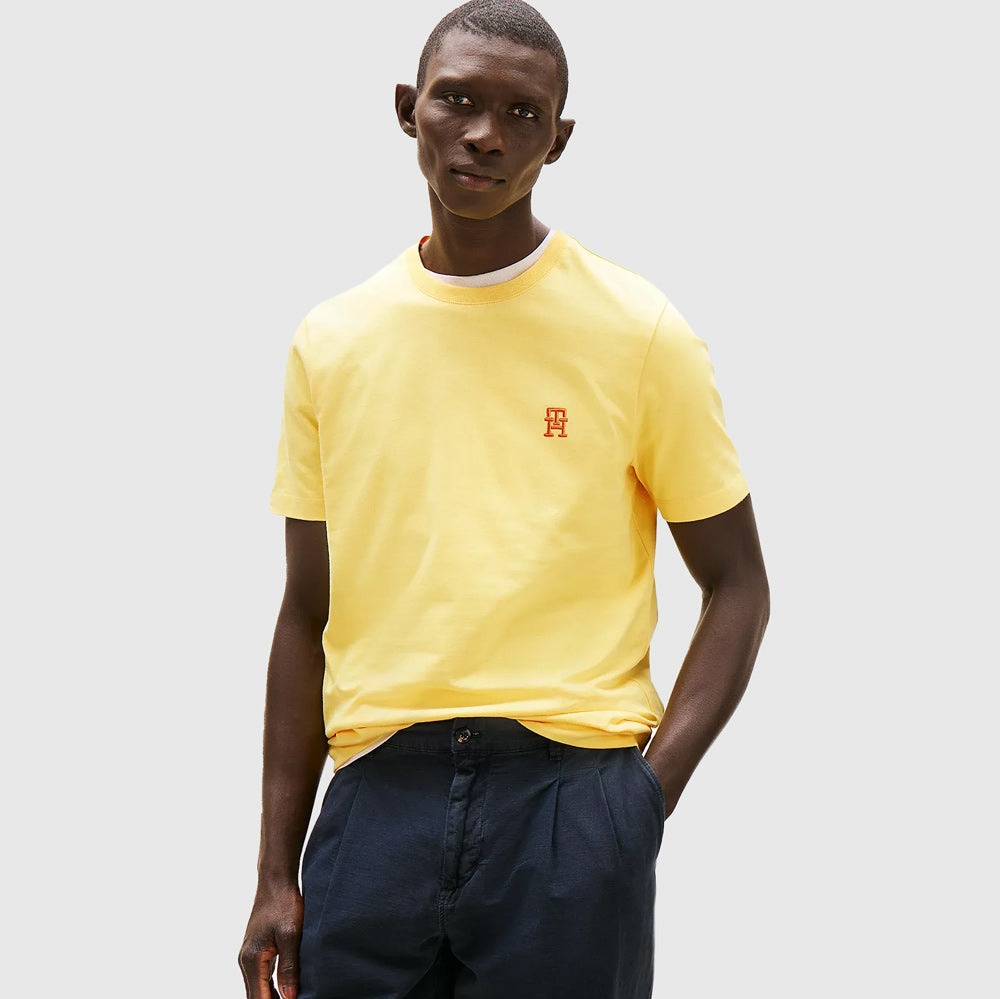 Tommy Hilfiger Monogram T-Shirt - Yellow |ThirdBaseUrban