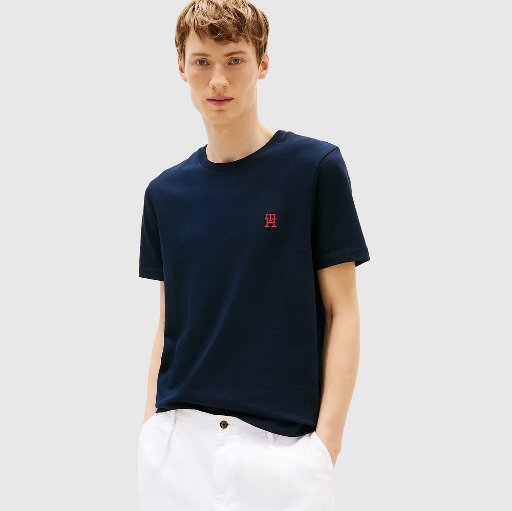 Tommy Hilfiger Monogram T-Shirt - Navy |ThirdBaseUrban