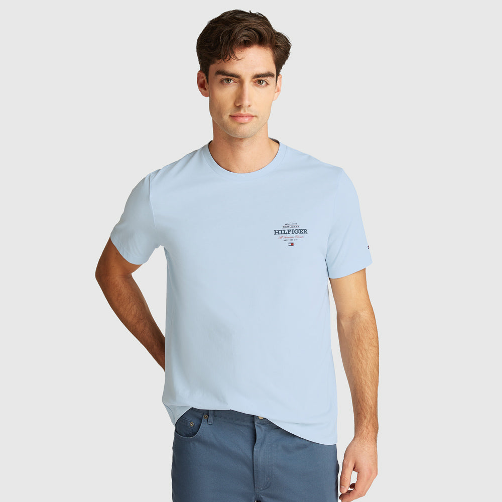 Tommy Hilfiger All American T-Shirt - Light Blue |ThirdBaseUrban