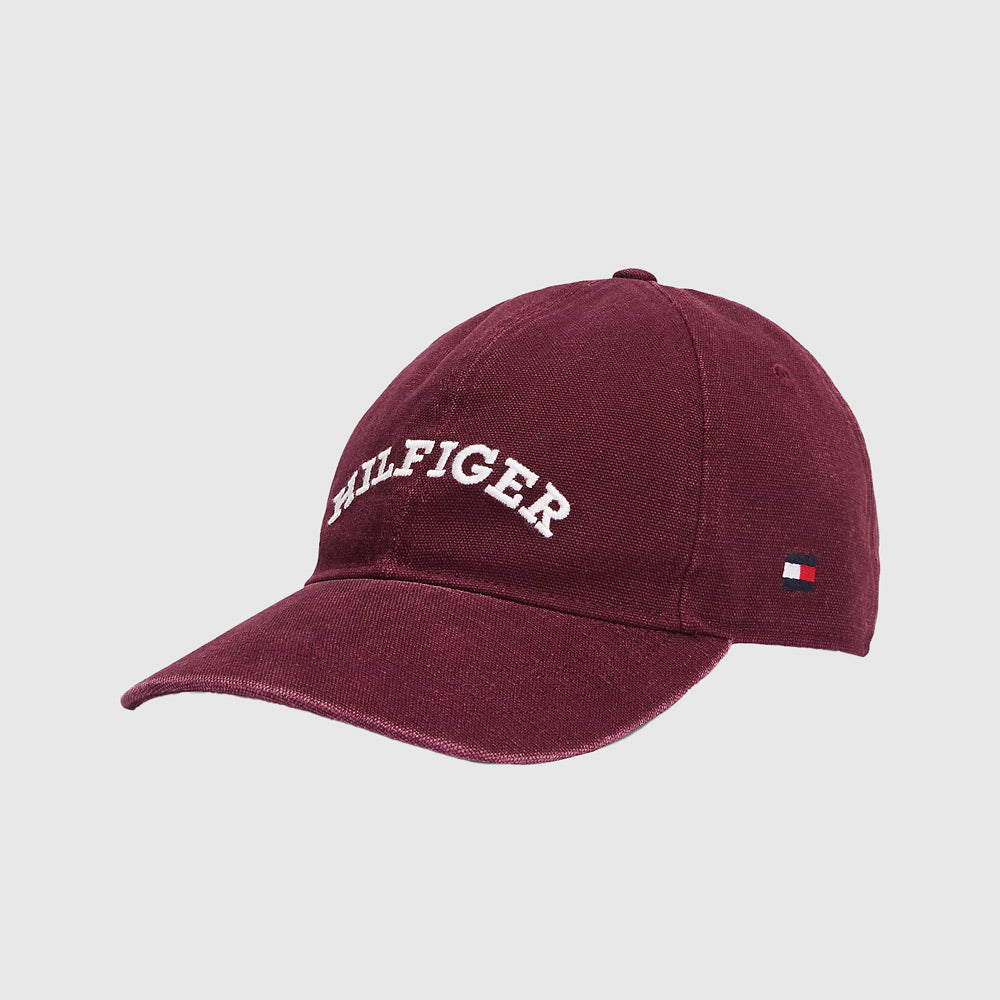 Tommy Hilfiger Soft Wash Panel Cap - Rouge |ThirdBaseUrban
