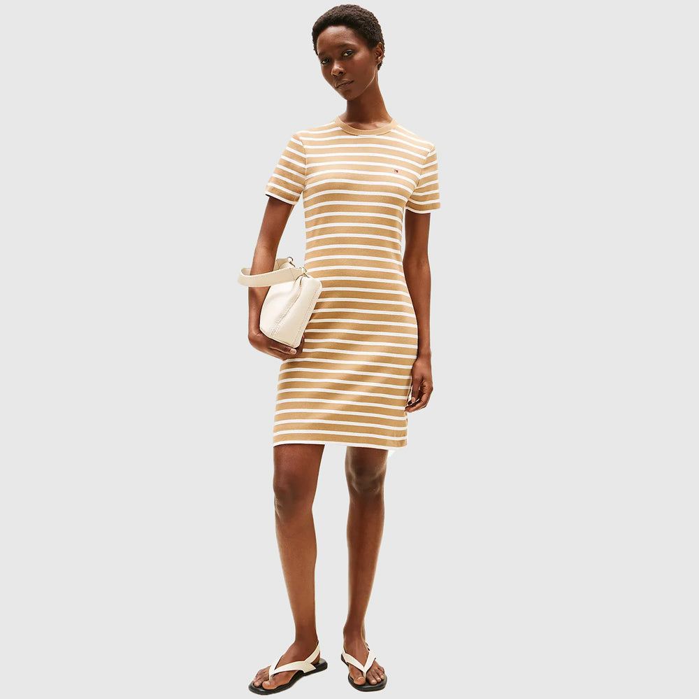 Tommy Hilfiger Cody Short Dress - Brown Multi |ThirdBaseUrban