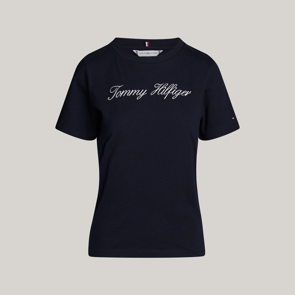 Script Regular T-Shirt - Navy