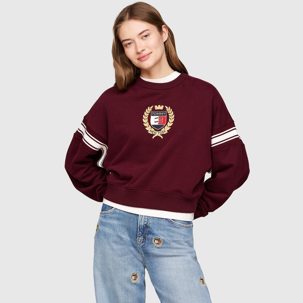 Tommy Hilfiger Crest Sweater - Rouge |ThirdBaseUrban