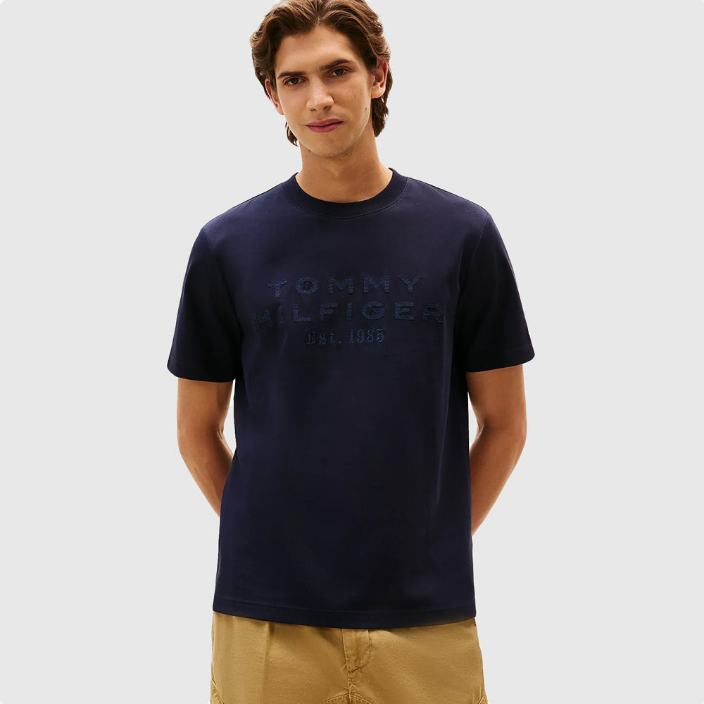 Tommy Hilfiger Media T-Shirt - Navy |ThirdBaseUrban