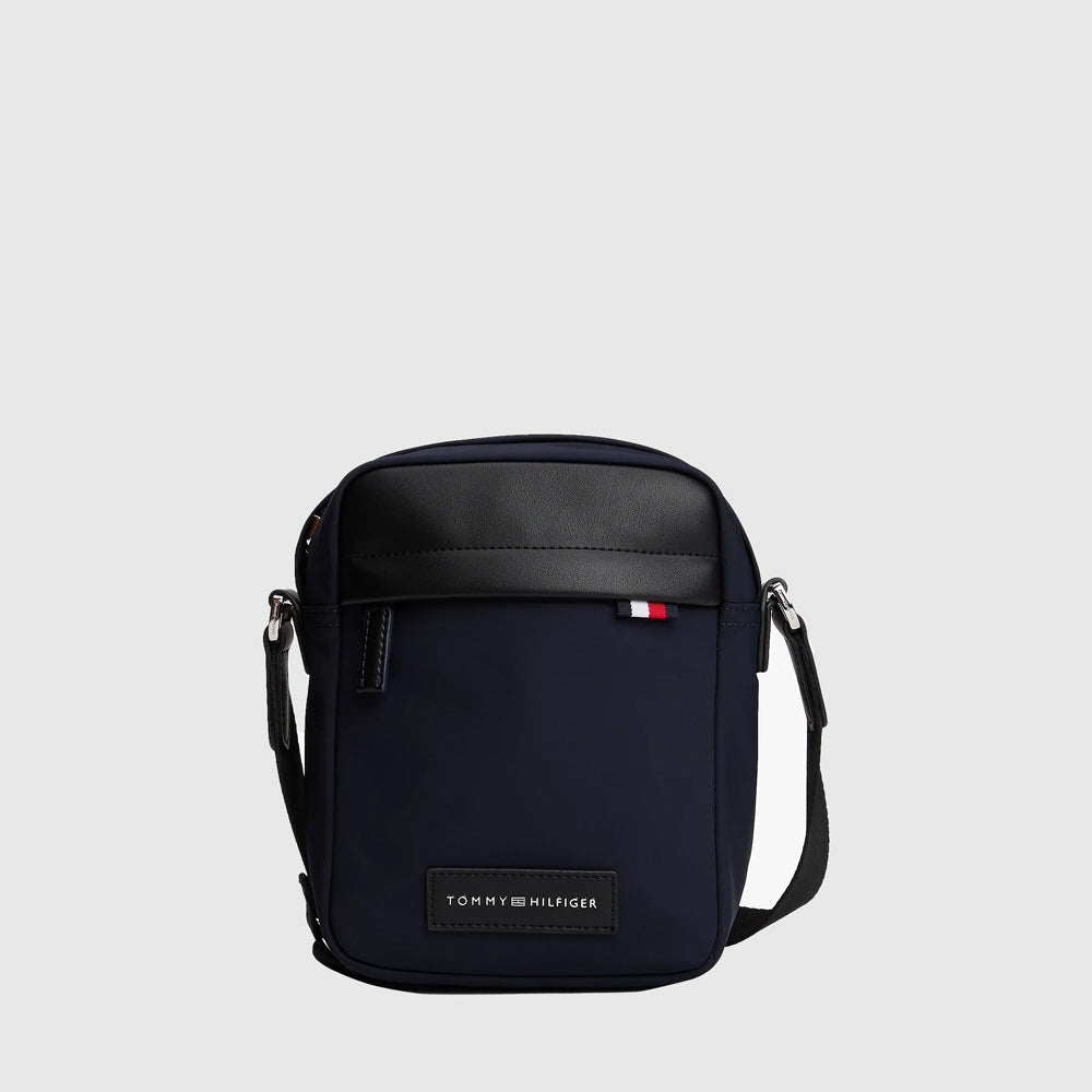 Tommy Hilfiger Nylon Mini Reporter Bag - Navy |ThirdBaseUrban