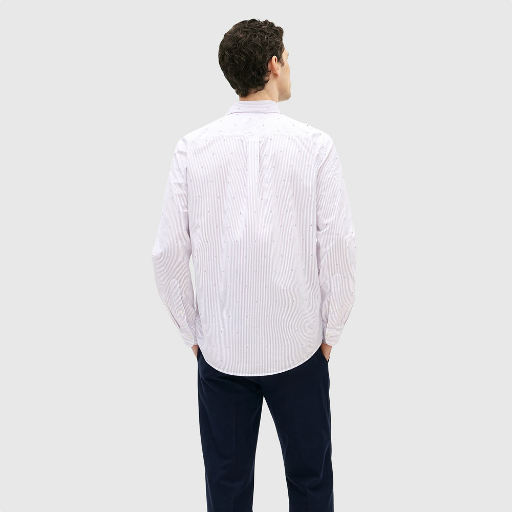Flex Poplin Coupe Shirt- Blue Multi