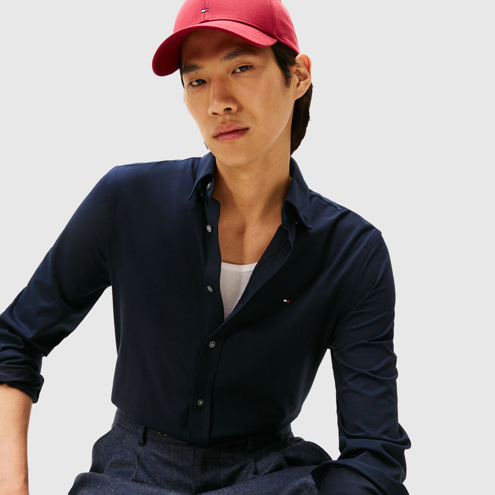 Performance Interlock Shirt - Navy