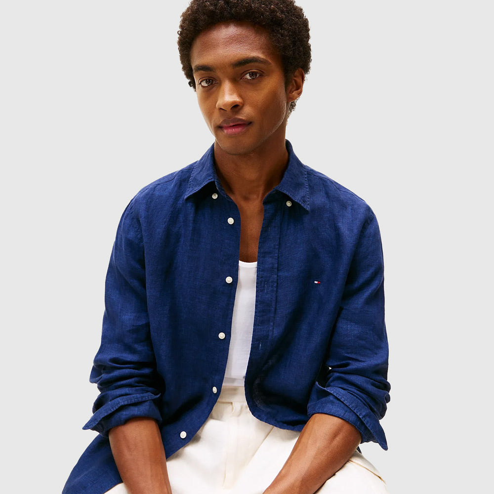 Pigment Dyed Shirt - Navy