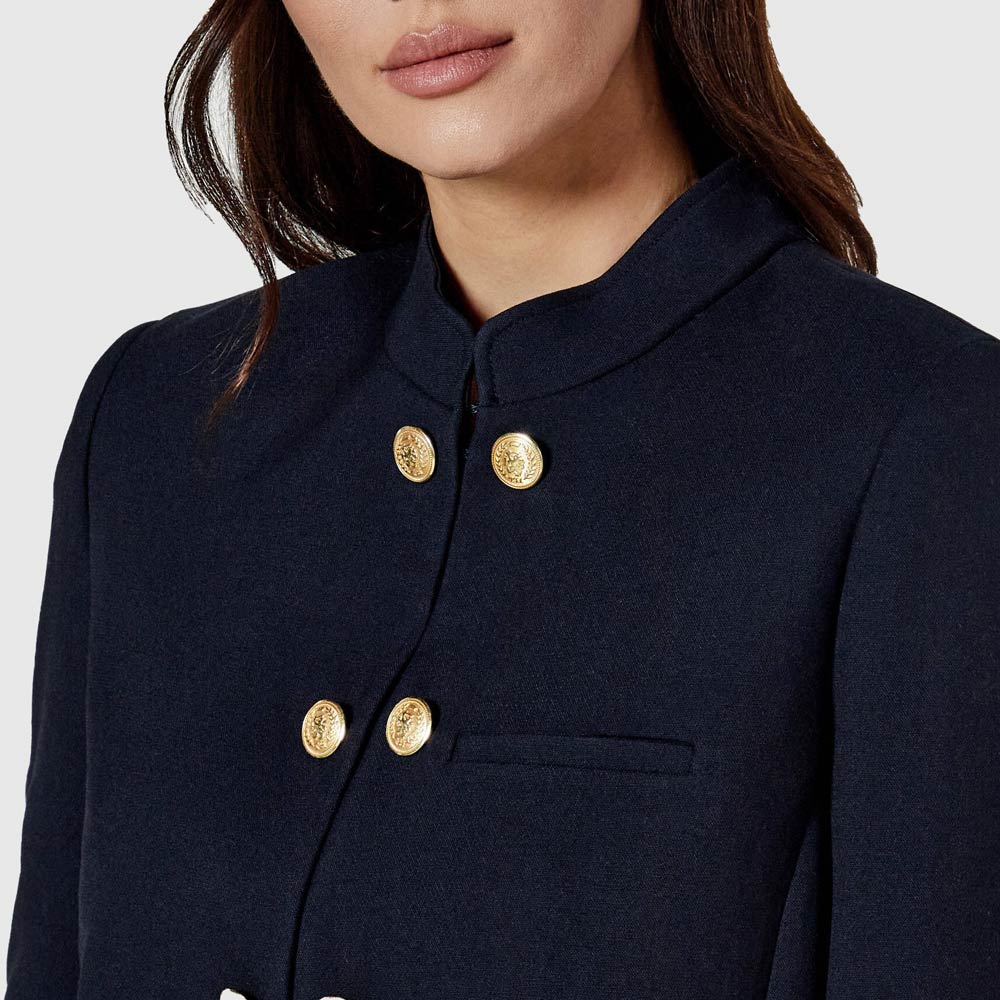 Punto Short Blazer Jacket - Navy