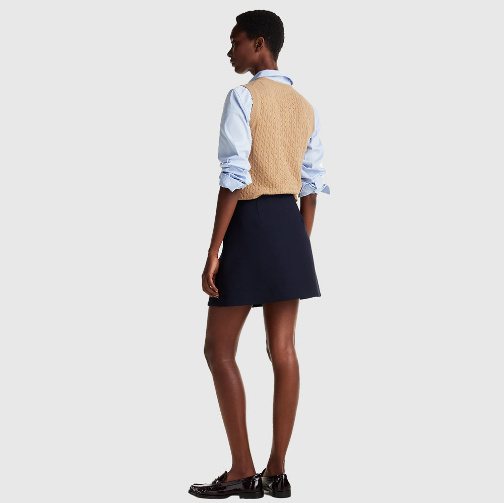 Punto Short Skirt - Navy