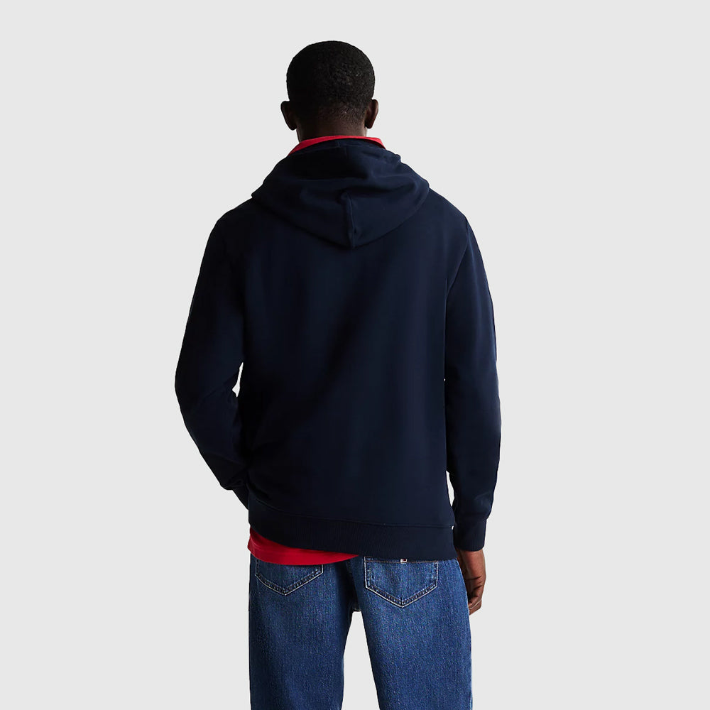 Regular Graphic Hoodie - Navy