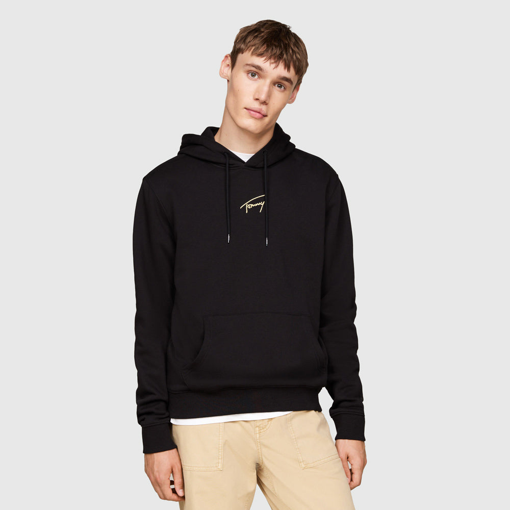 Gold Signature Hoodie - Black