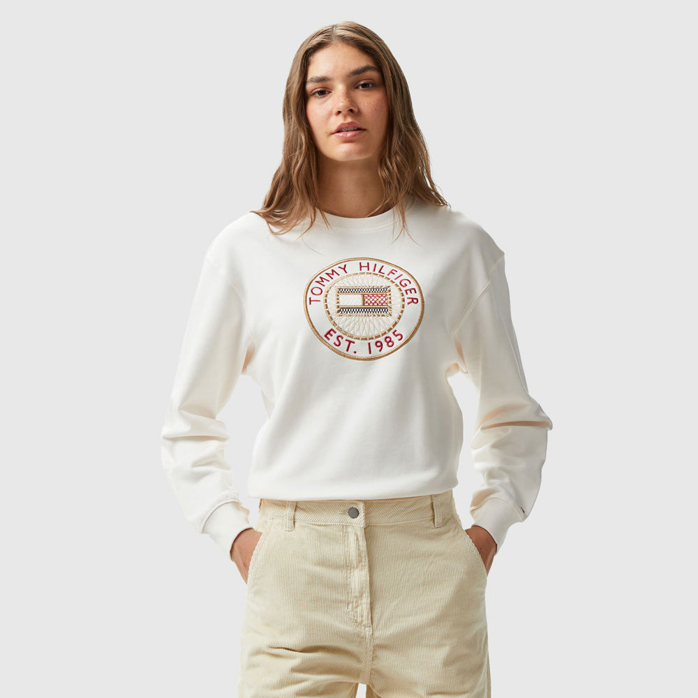 Tommy Hilfiger Nautical Sweatshirt - Off White |ThirdBaseUrban