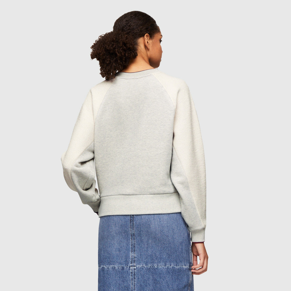 Regular Texture Sweatshirt - Grey Heather
