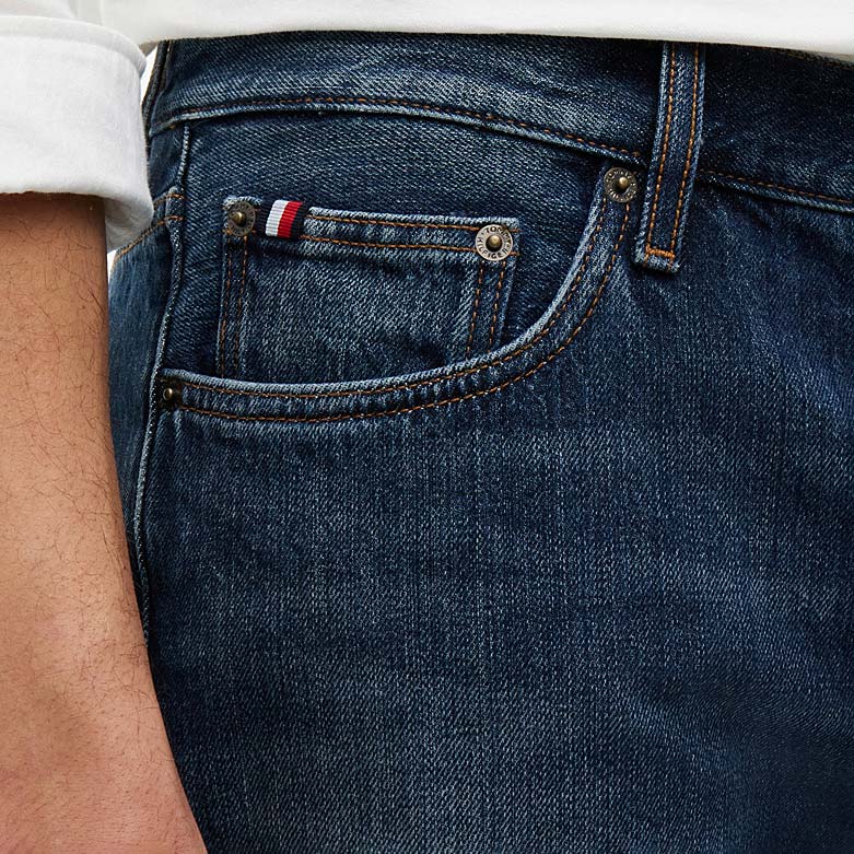 Regular Straight Dover Dennis Jean - Denim Dark