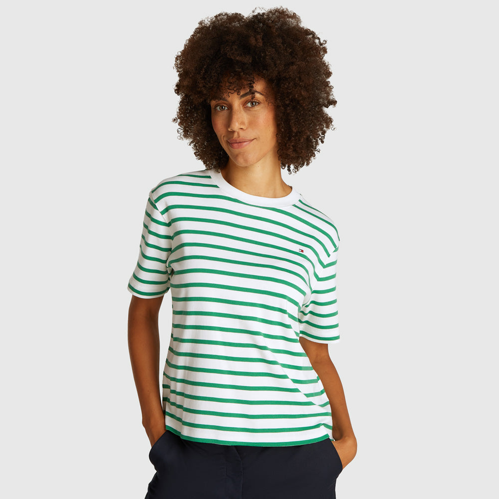 Tommy Hilfiger Modern Cody T-Shirt - Green Multi |ThirdBaseUrban