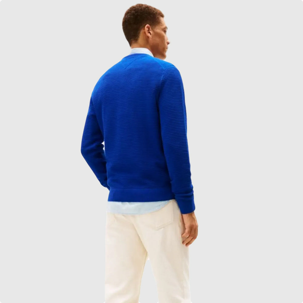 Seasonal Structure Sweater - Blue