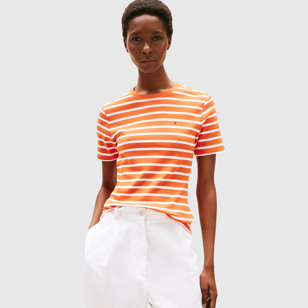 Tommy Hilfiger Slim Cody T-Shirt - Orange |ThirdBaseUrban