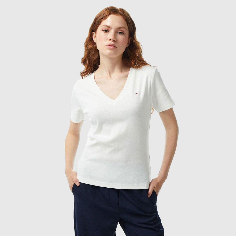 Tommy Hilfiger Slim Cody T-Shirt - Ecru |ThirdBaseUrban