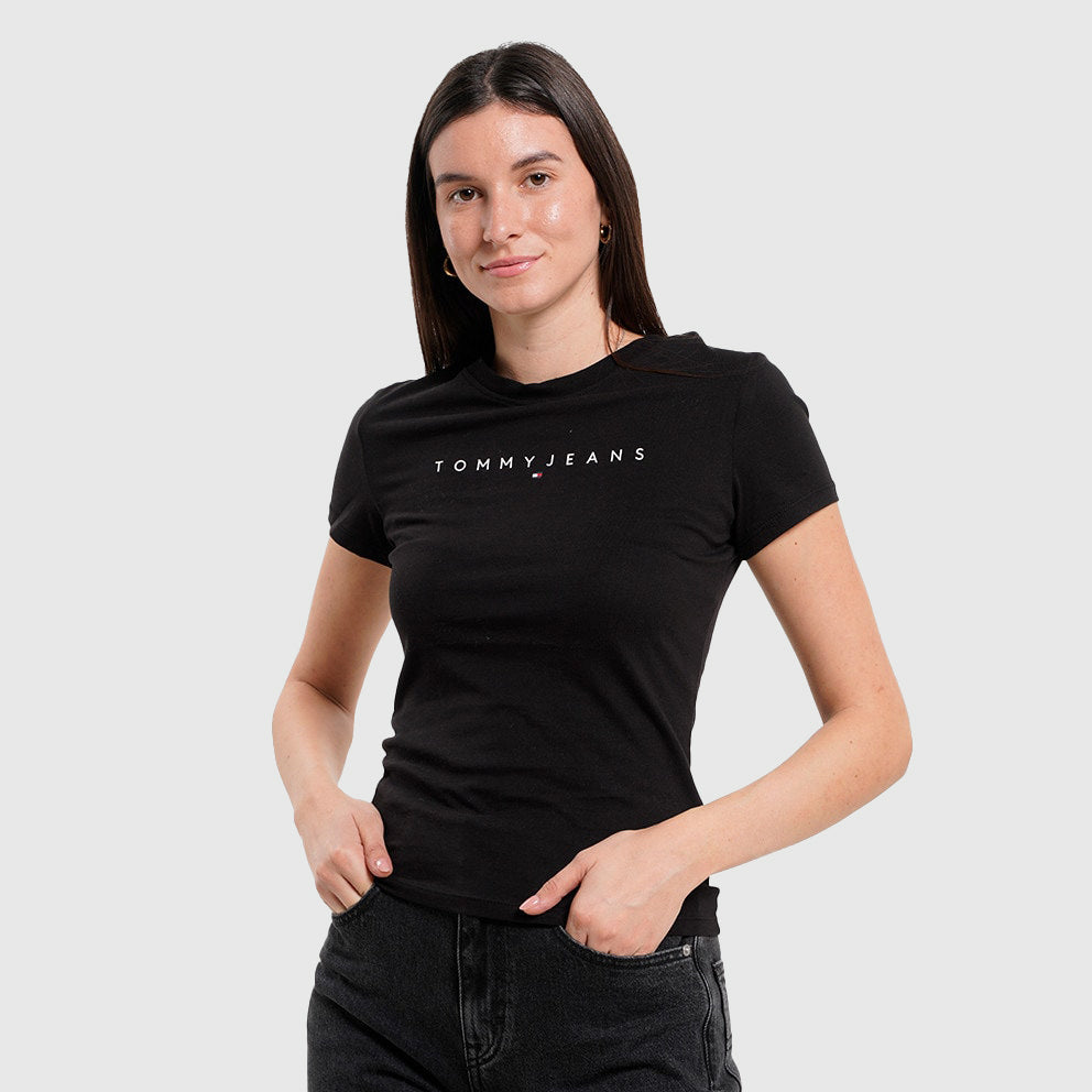 Tommy Hilfiger Linear T-Shirt - Black |ThirdBaseUrban