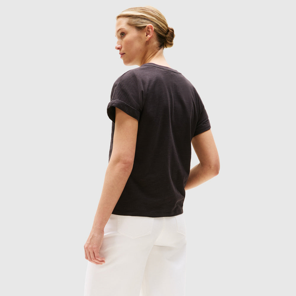 Textured T-Shirt - Black