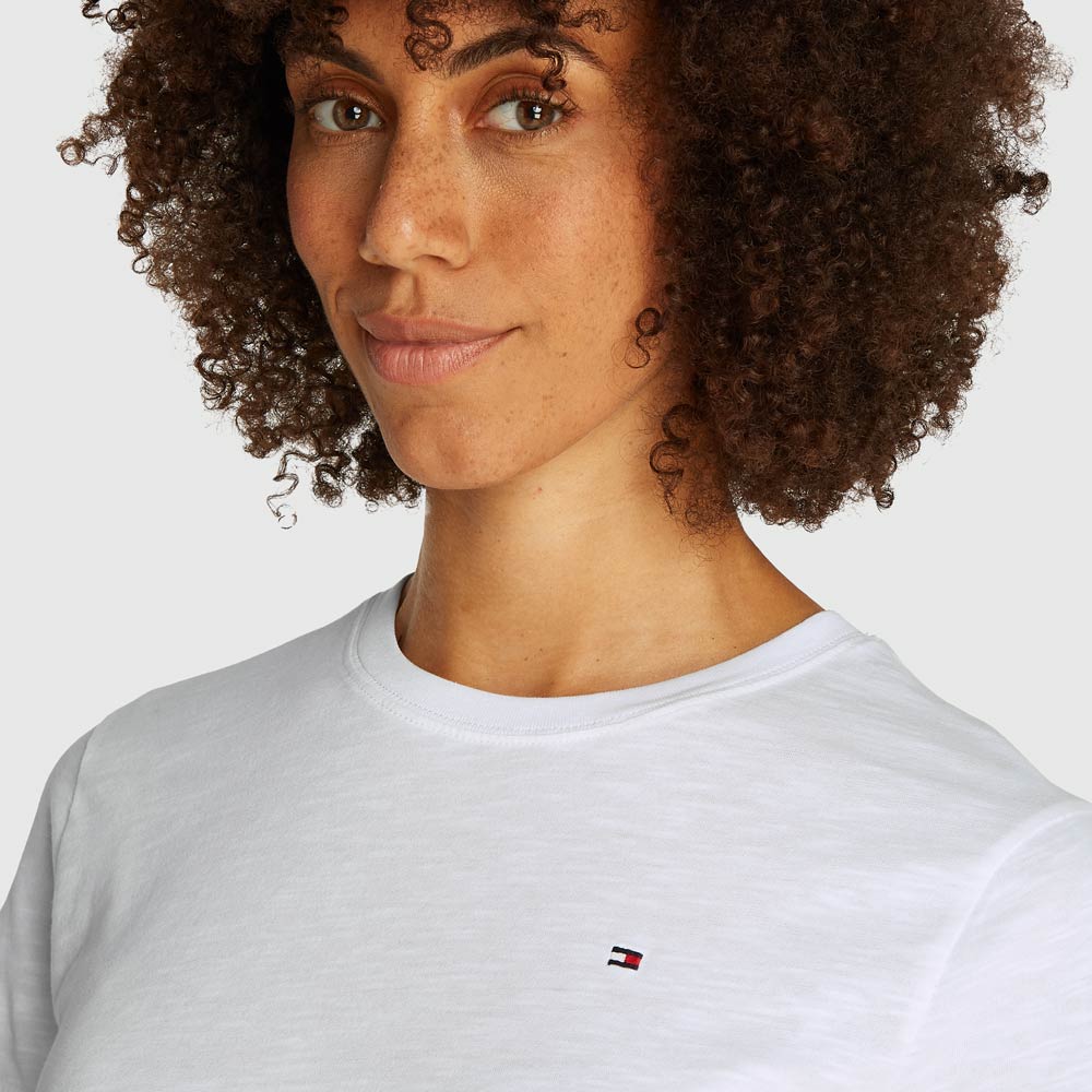 Slub Regular T-Shirt - White