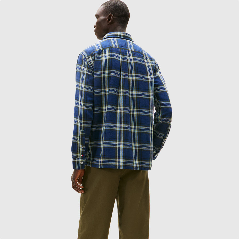 Slub Check Shirt - Blue Multi